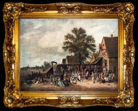framed  TENIERS, David the Younger The Village Feast gh, ta009-2
